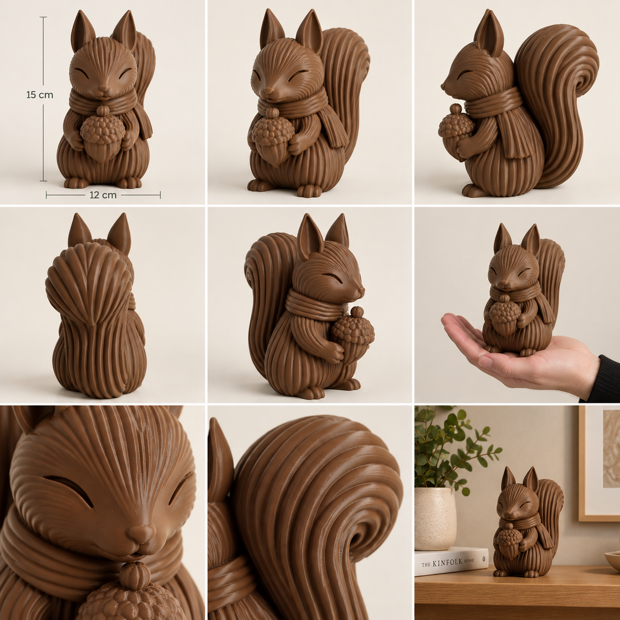 Sculptuur Hazel — De herfsteekhoorn