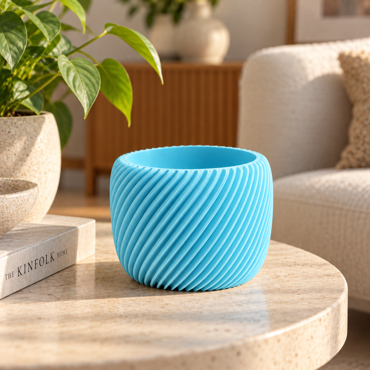 Spiraal Bloempot – Livia