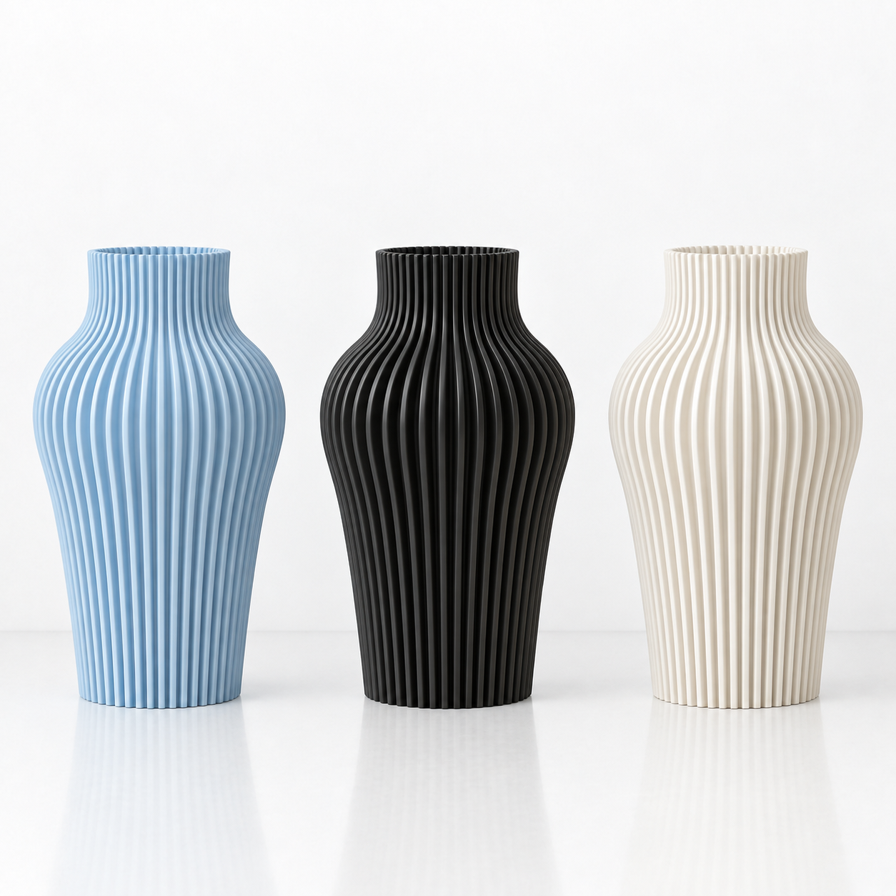 Elara™ Vaas • 3D-geprint • Scandinavisch design