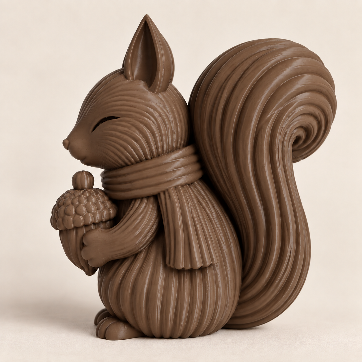 Sculptuur Hazel — De herfsteekhoorn