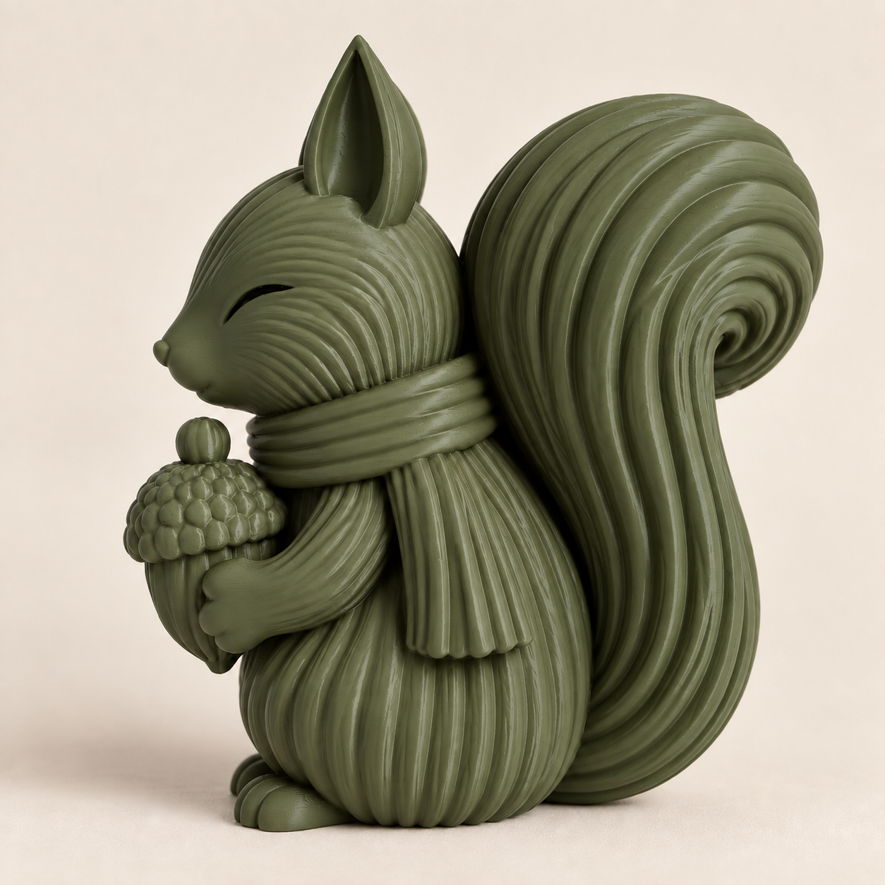 Sculptuur Hazel — De herfsteekhoorn