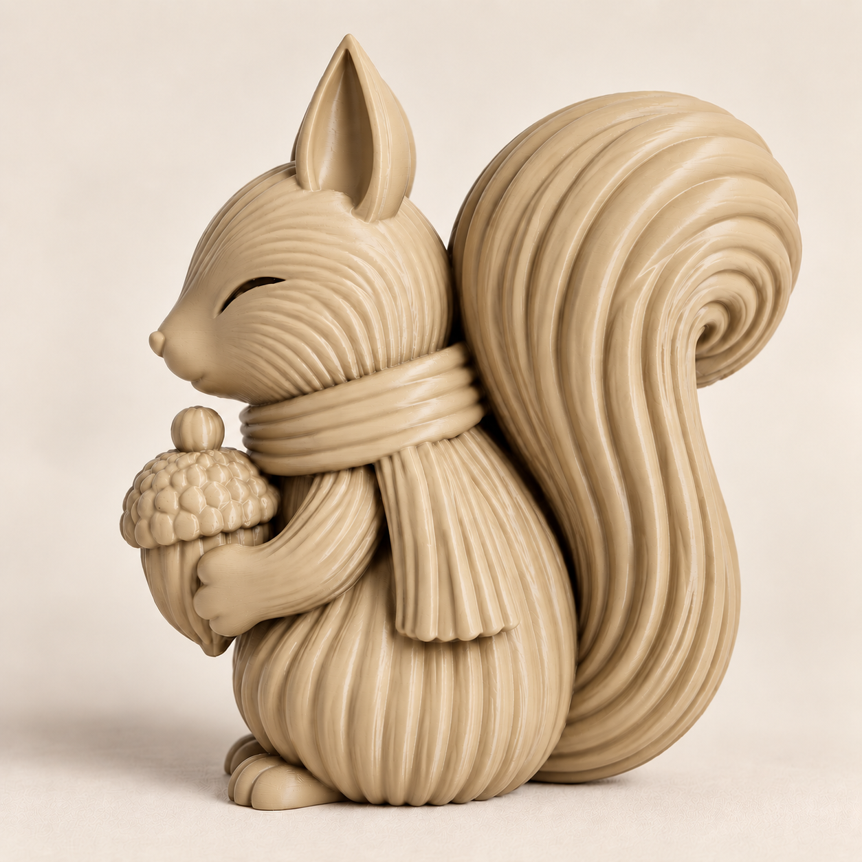 Sculptuur Hazel — De herfsteekhoorn