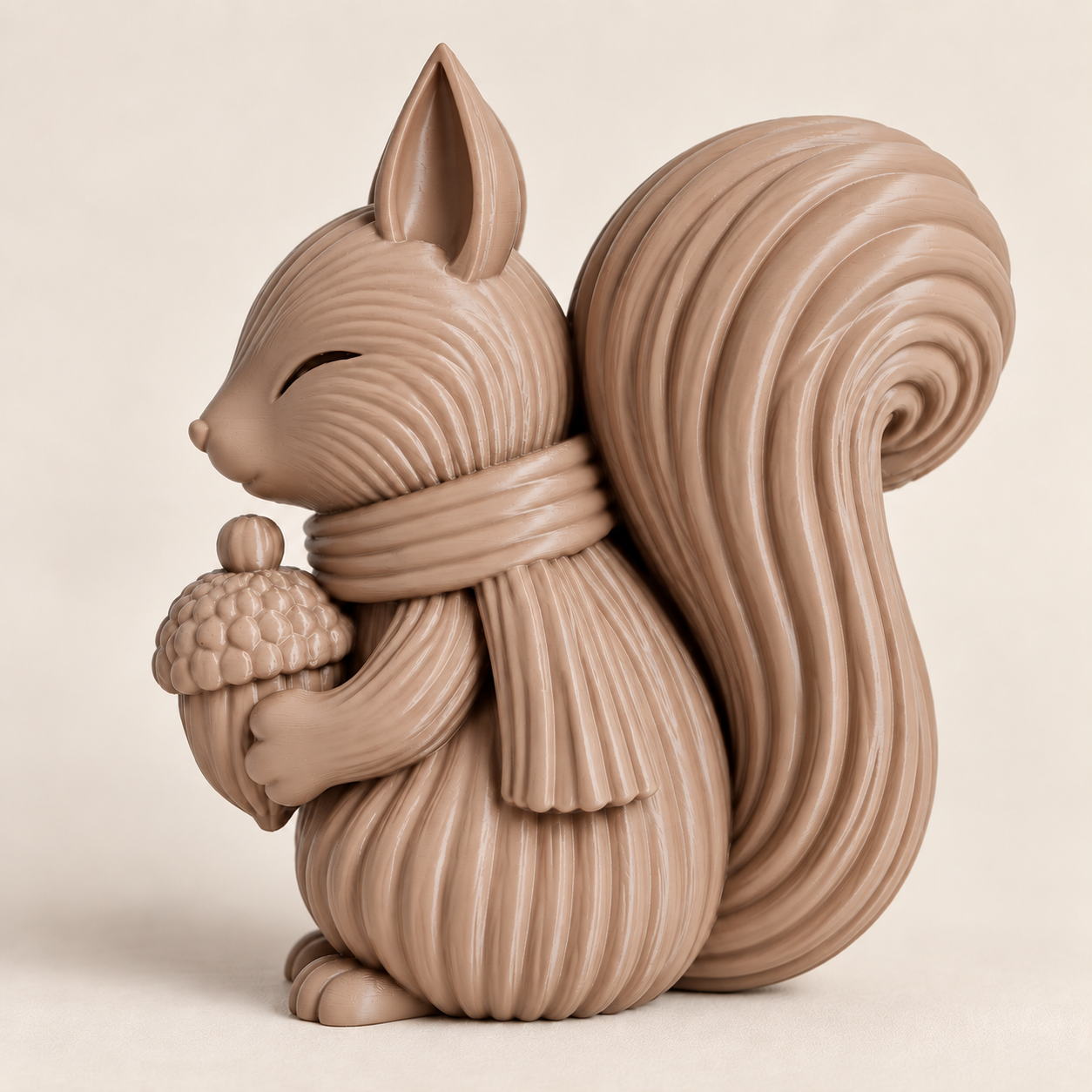 Sculptuur Hazel — De herfsteekhoorn